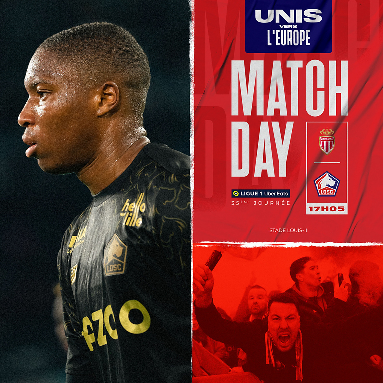 里尔客场逆转摩纳哥，继续领先积分榜的简单介绍