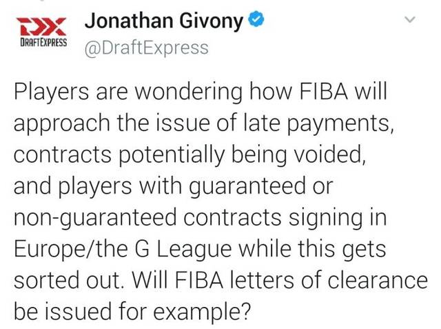 包含CBA停摆延期，球员们调整自己的计划的词条