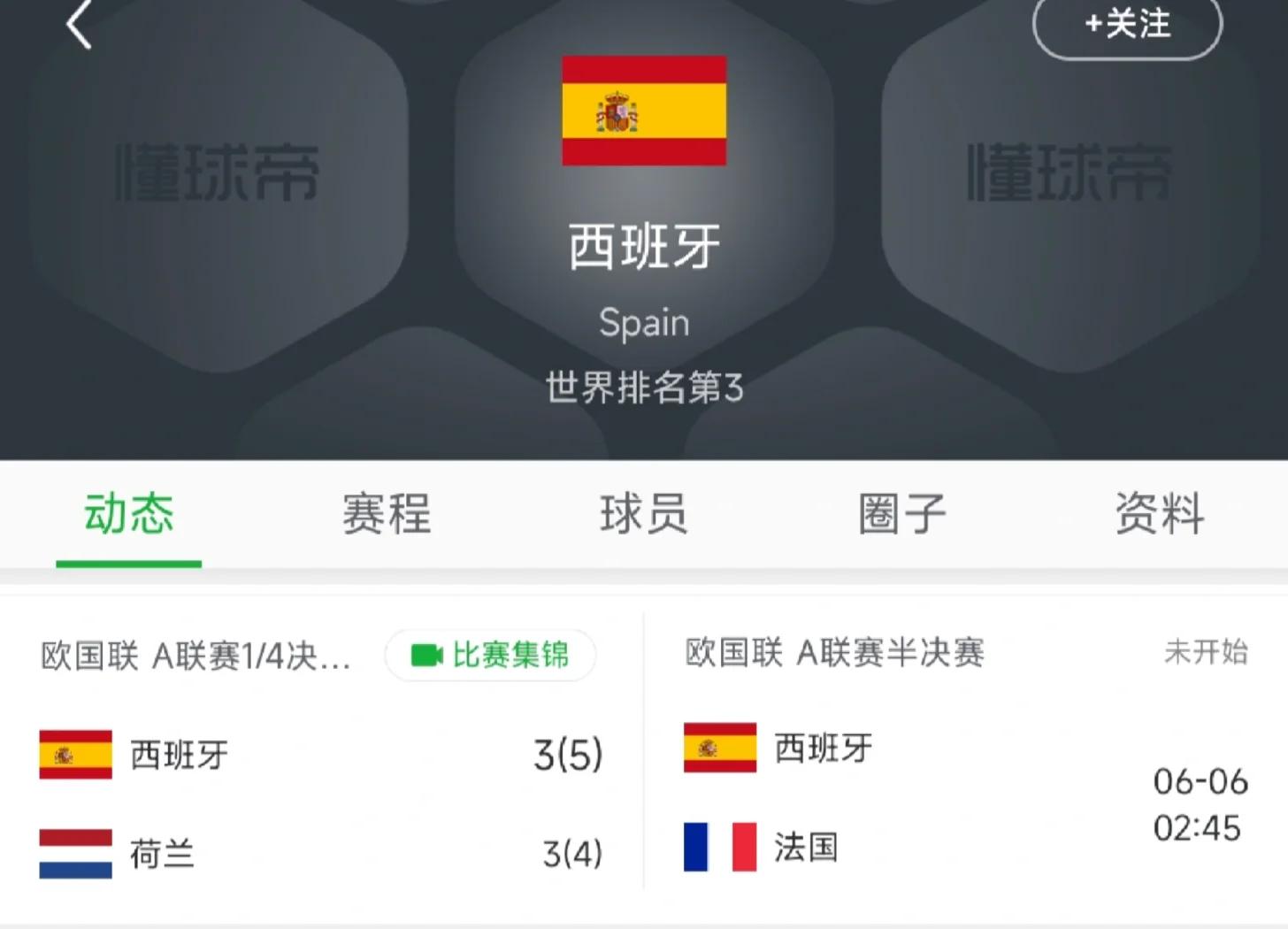 西班牙国家队将对阵挪威，争取出线席位